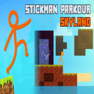 Play Stickman Parkour Skyland now!